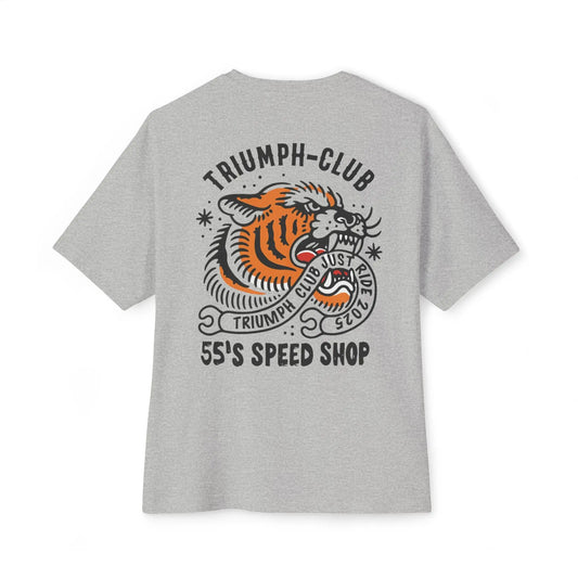 55 Shark Vintage Triumph Tiger Print T-Shirt Savile Speed Co.