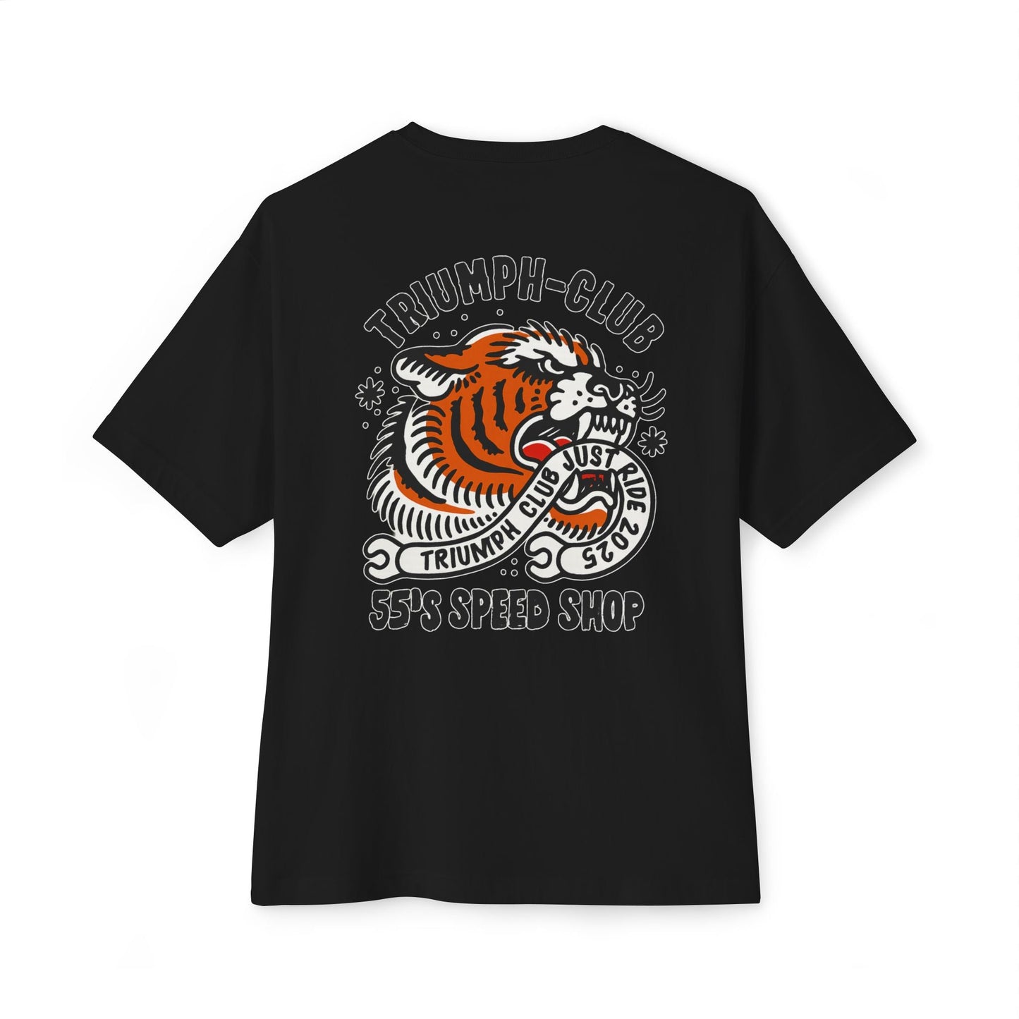 55 Shark Vintage Triumph Tiger Print T-Shirt - Savile Speed Co.