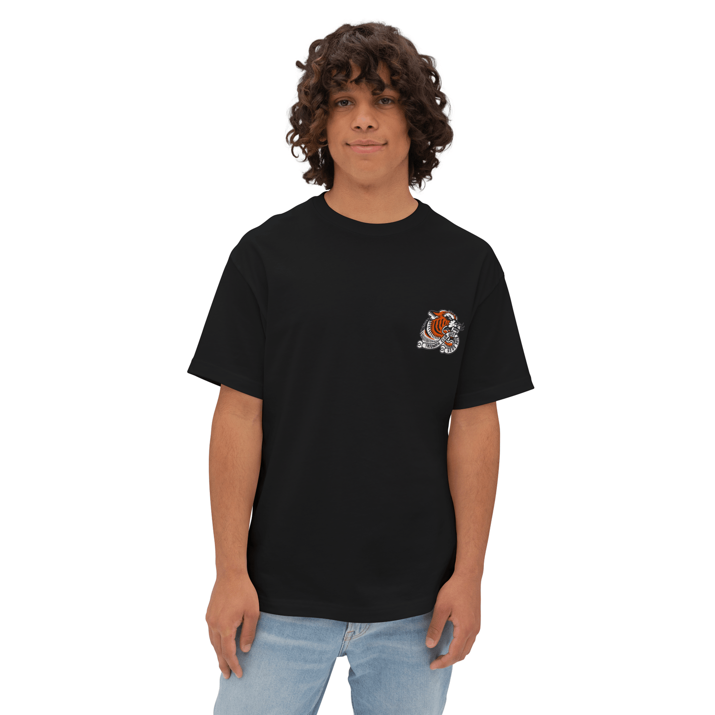 55 Shark Vintage Triumph Tiger Print T-Shirt - Savile Speed Co.