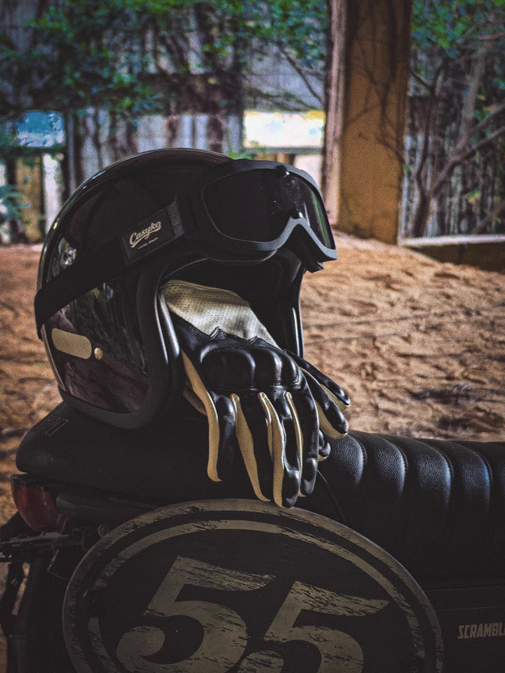 CASYKO Retro Motorcycle Goggles With Replaceable Lenses - Savile Speed Co.