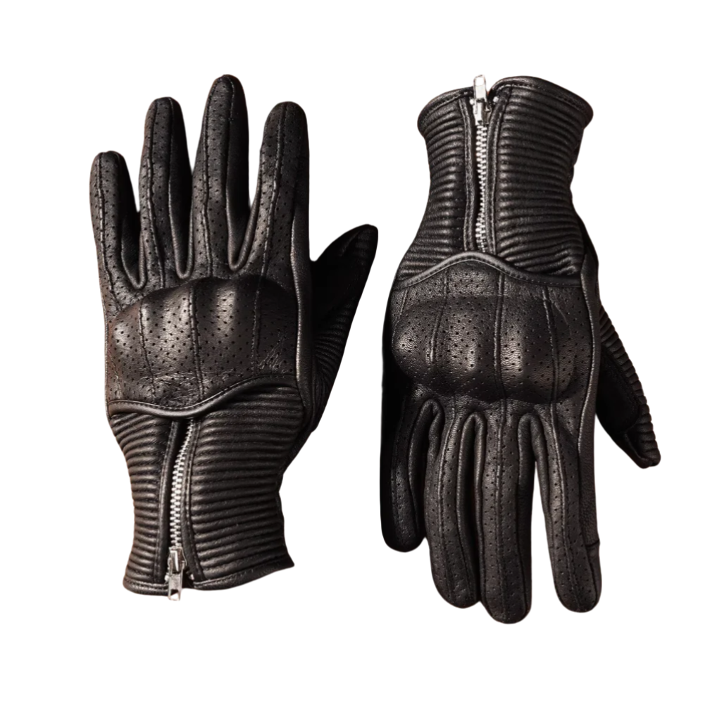 MR MOTOR Lamb Skin Retro Motorcycle Riding Gloves