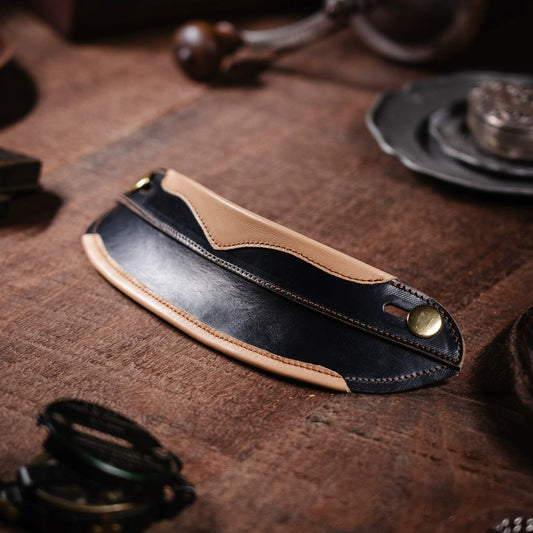 Bark&Bond Retro Motorcycle Helmet Brim 3-Snap Cafe Racer Helmet Visor - Savile Speed Co. - classic open face helmet