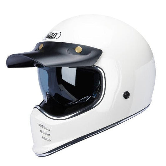 BEASLEY 502 Scrambler Retro Motorcycle Helmet DOT/ECE Certified - Savile Speed Co.