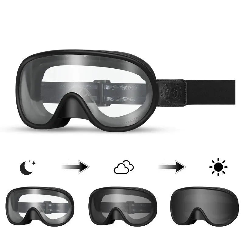 BOLLFO Retro Motorcycle Riding Goggles - Savile Speed Co.