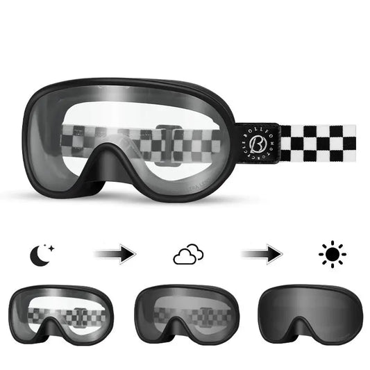 BOLLFO Retro Motorcycle Riding Goggles - Savile Speed Co.