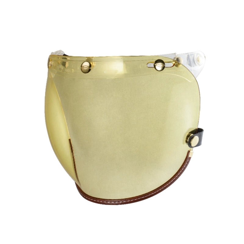 Feture Bubble Shield 3-Snap Flip-Up Motorcycle Visor - Savile Speed Co.
