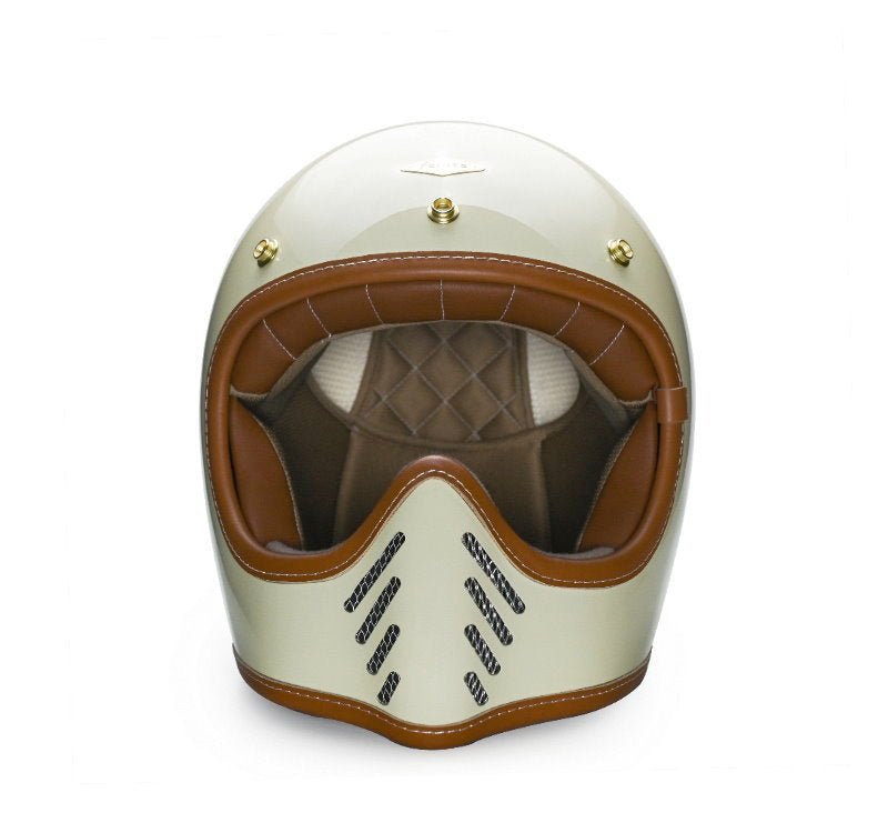 Feture STEVEN CUSTOM Retro Motorcycle Helmet DOT - Savile Speed Co.