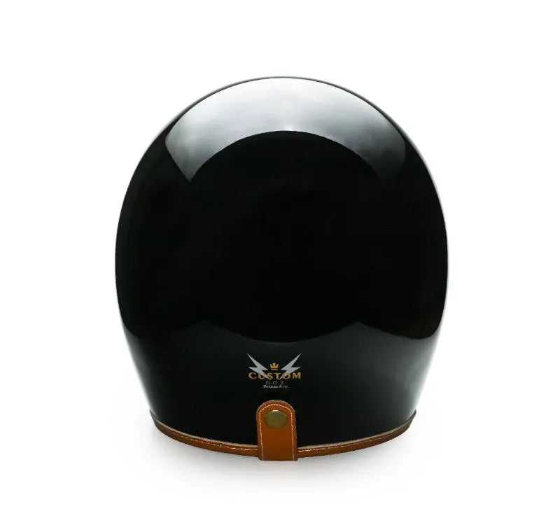 Feture STEVEN CUSTOM Retro Motorcycle Helmet DOT - Savile Speed Co. Retro Motorcycle Helmet scrambler helmet cafe racer