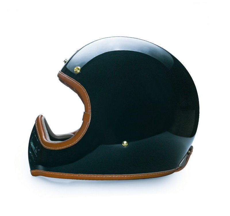 Feture STEVEN CUSTOM Retro Motorcycle Helmet DOT - Savile Speed Co.