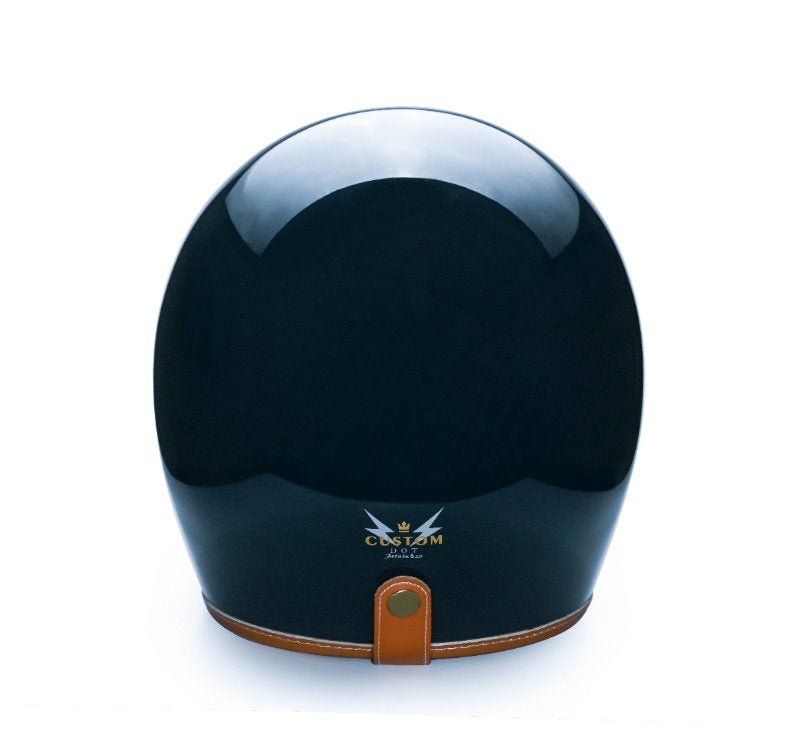 Feture STEVEN CUSTOM Retro Motorcycle Helmet DOT - Savile Speed Co.