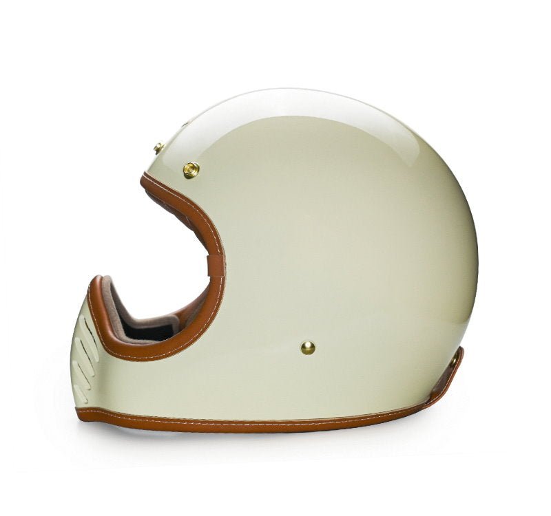 Feture STEVEN CUSTOM Retro Motorcycle Helmet DOT - Savile Speed Co.