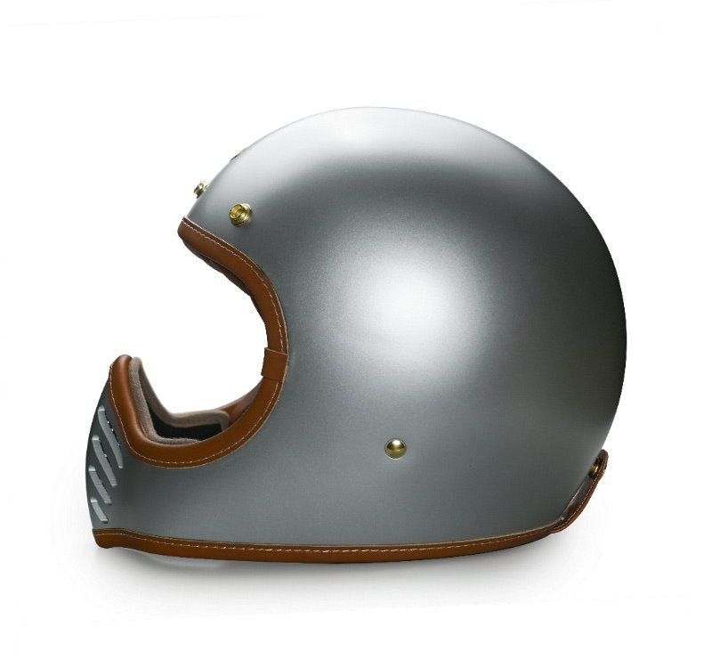 Feture STEVEN CUSTOM Retro Motorcycle Helmet DOT - Savile Speed Co.