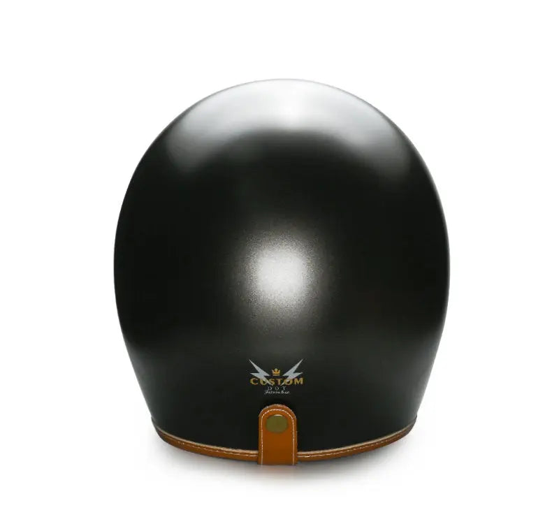 Feture STEVEN CUSTOM Retro Motorcycle Helmet DOT - Savile Speed Co. Retro Motorcycle Helmet scrambler helmet cafe racer