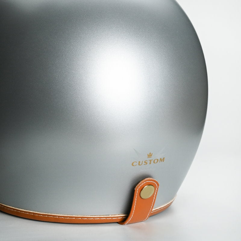 Feture STEVEN CUSTOM Retro Motorcycle Helmet DOT - Savile Speed Co.