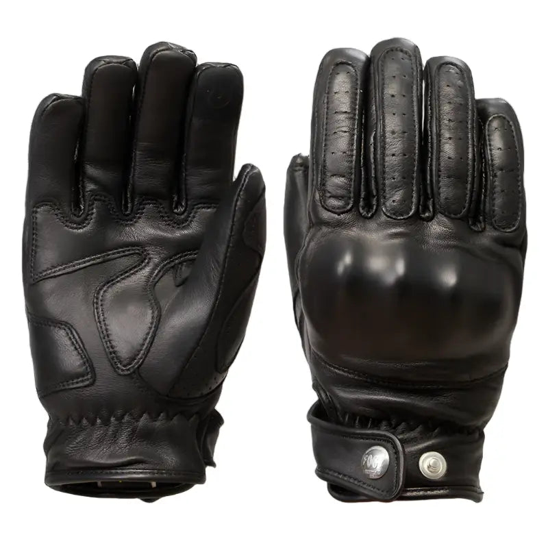 Fogy Garage Ethiopian Sheepskin Kevlar Lined Retro Motorcycle Gloves Savile Speed Co.