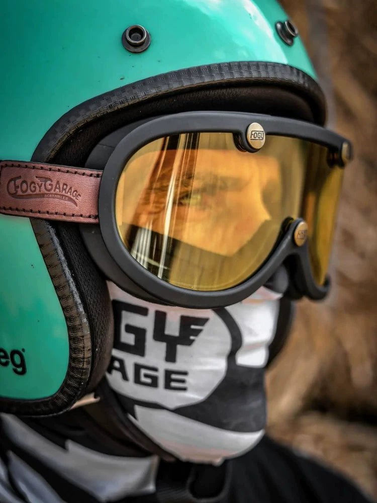 Fogy Garage Motorcycle Goggles Exchangeable Lenses - Savile Speed Co.