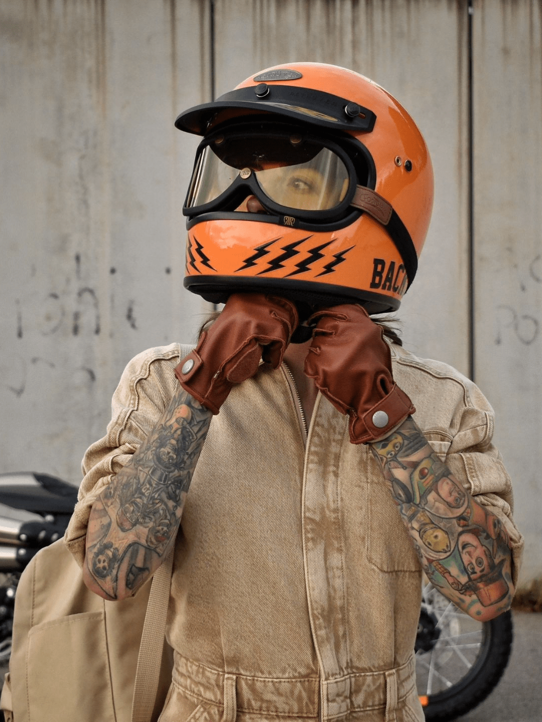 Fogy Garage Motorcycle Goggles Exchangeable Lenses - Savile Speed Co.