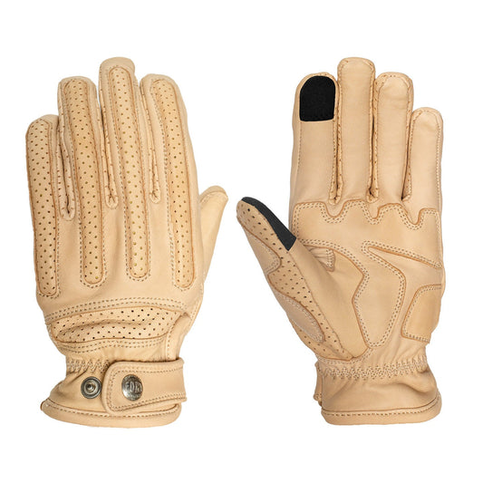 Fogy Garage handcrafted leather gloves – retro motorcycle vintage riding style – scrambler cafe racer gear – Savile Speed Co.