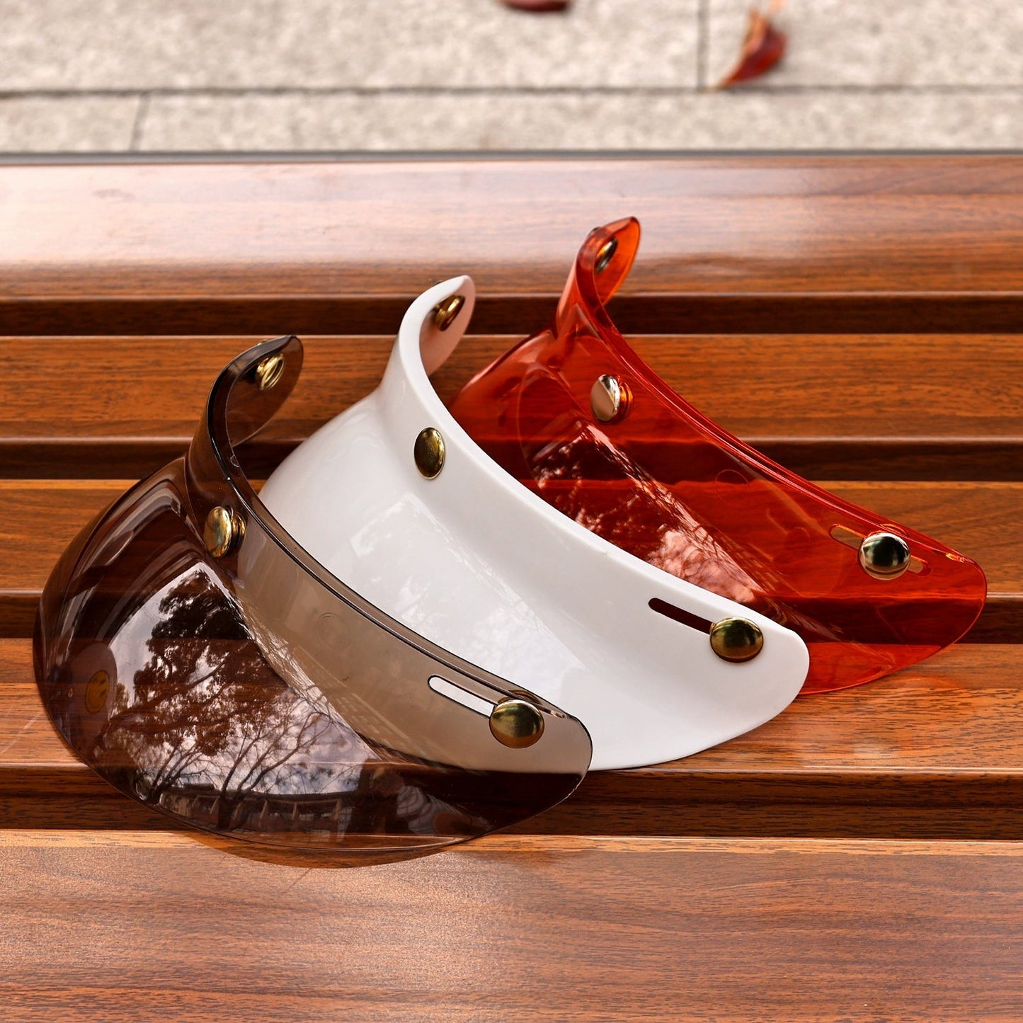 JEF Retro Helmet Peak 3 - Snap - Savile Speed Co.