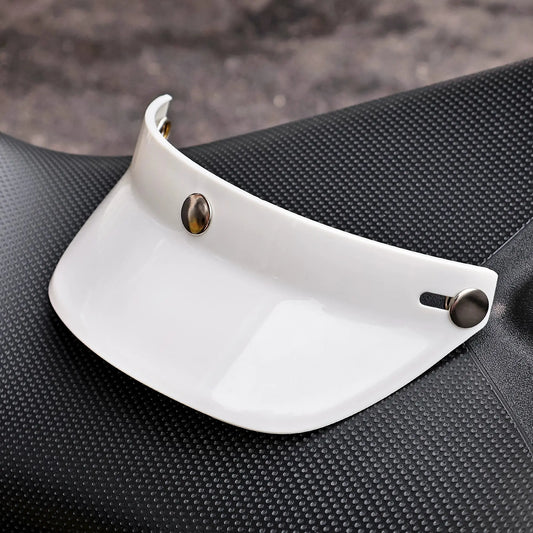 JEF Retro Helmet Peak – 3‑Snap Sun Visor Savile Speed Co.