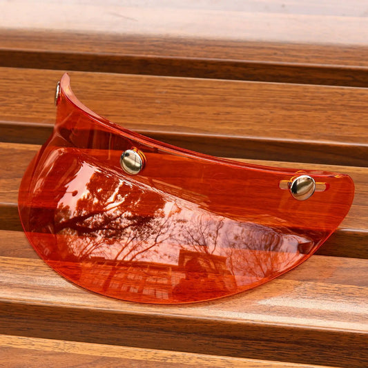 JEF Retro Helmet Peak – 3‑Snap Sun Visor Savile Speed Co.