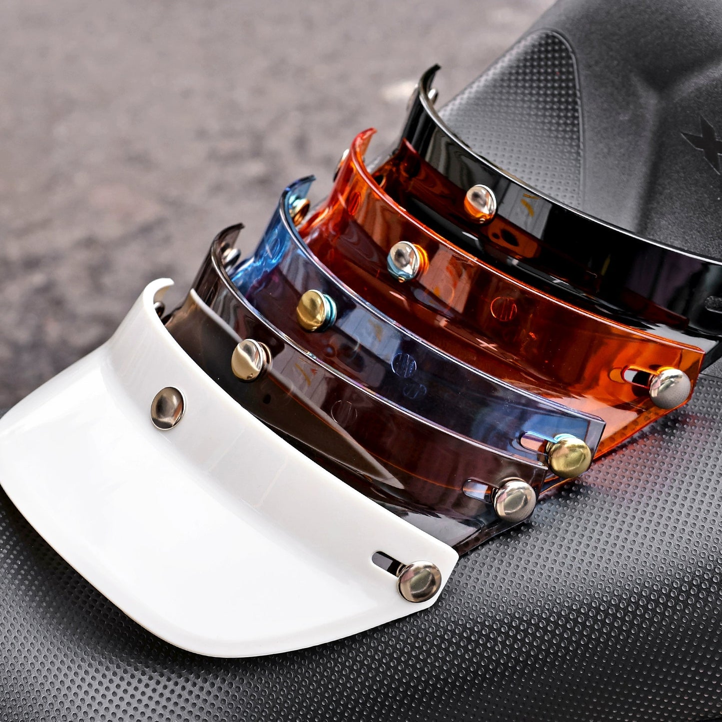 JEF Retro Helmet Peak 3 - Snap - Savile Speed Co.