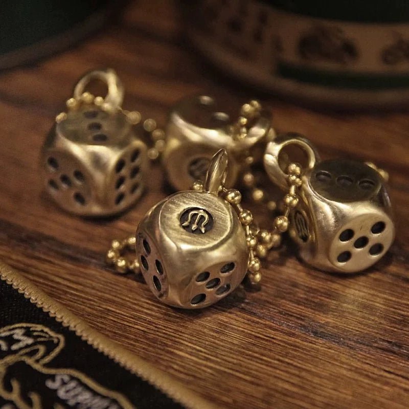 Metalize Dice Vintage Keychain - Savile Speed Co.