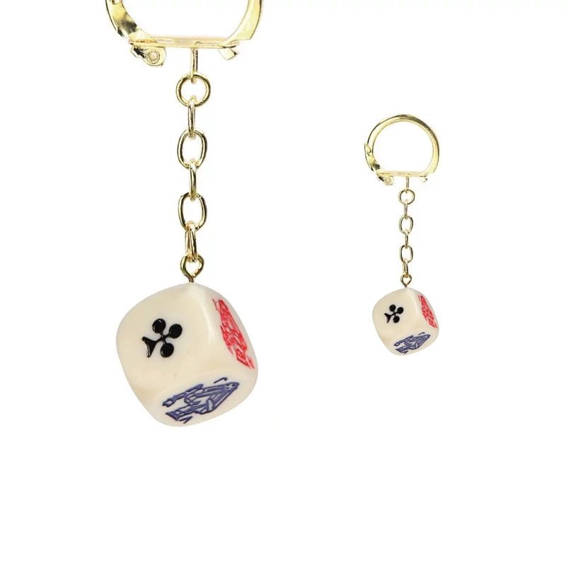Metalize Dice Vintage Keychain - Savile Speed Co.