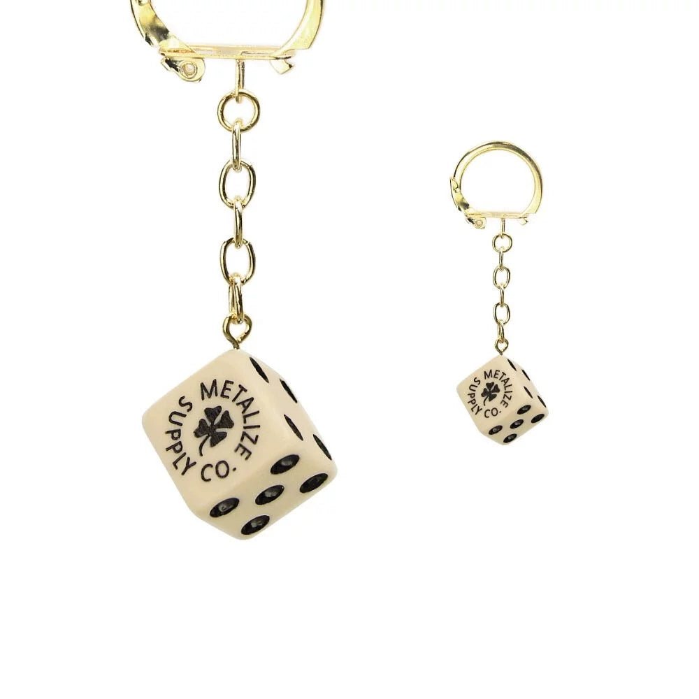 Metalize Dice Vintage Keychain - Savile Speed Co.