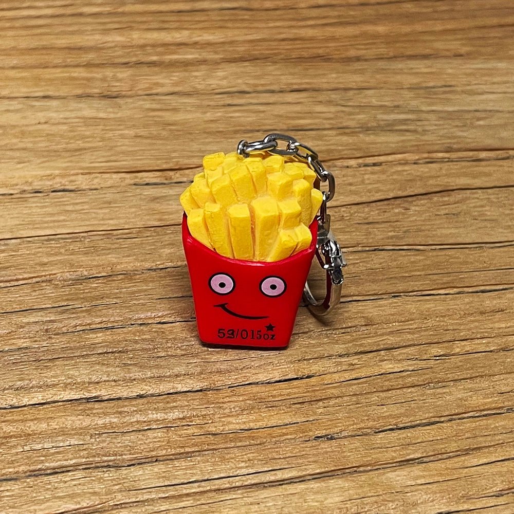 Metalize Hamburger Sandwich Fries Keychain - Savile Speed Co.