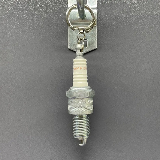 Metalize Handmade Spark Plug Keychain Savile Speed Co.