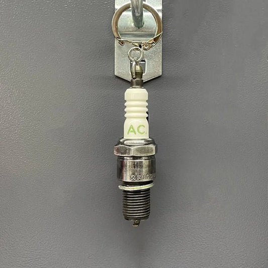 Metalize Handmade Spark Plug Keychain Savile Speed Co.