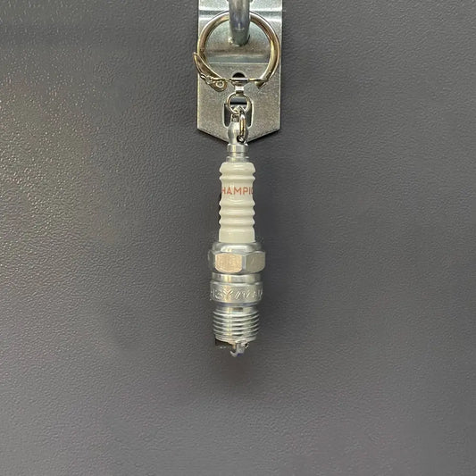 Metalize Handmade Spark Plug Keychain Savile Speed Co.