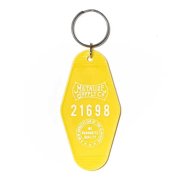 Metalize Vintage Motel Keytag Keychain - Savile Speed Co.