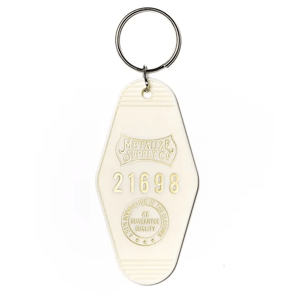 Metalize Vintage Motel Keytag Keychain - Savile Speed Co.