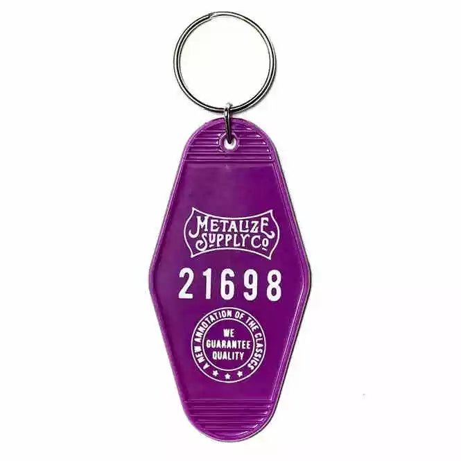 Metalize Vintage Motel Keytag Keychain - Savile Speed Co.