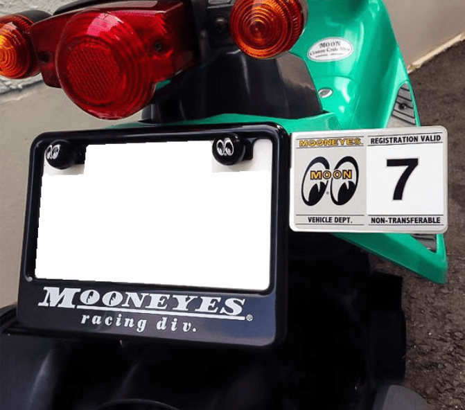 Mooneyes Motorcycle Plate Screws and Valve Stem Caps - Savile Speed Co.