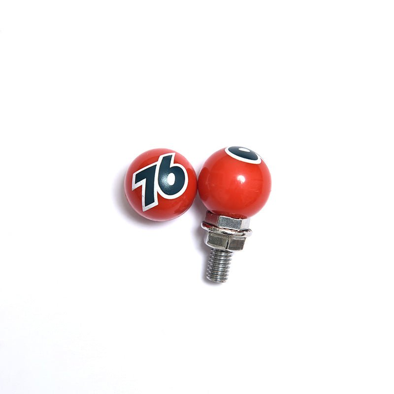 Mooneyes Motorcycle Plate Screws and Valve Stem Caps - Savile Speed Co.