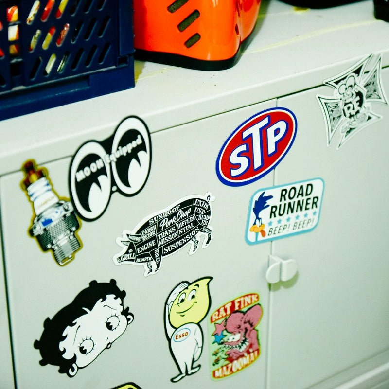 Mooneyes Retro Motorcycle Fridge Magnet - Savile Speed Co.