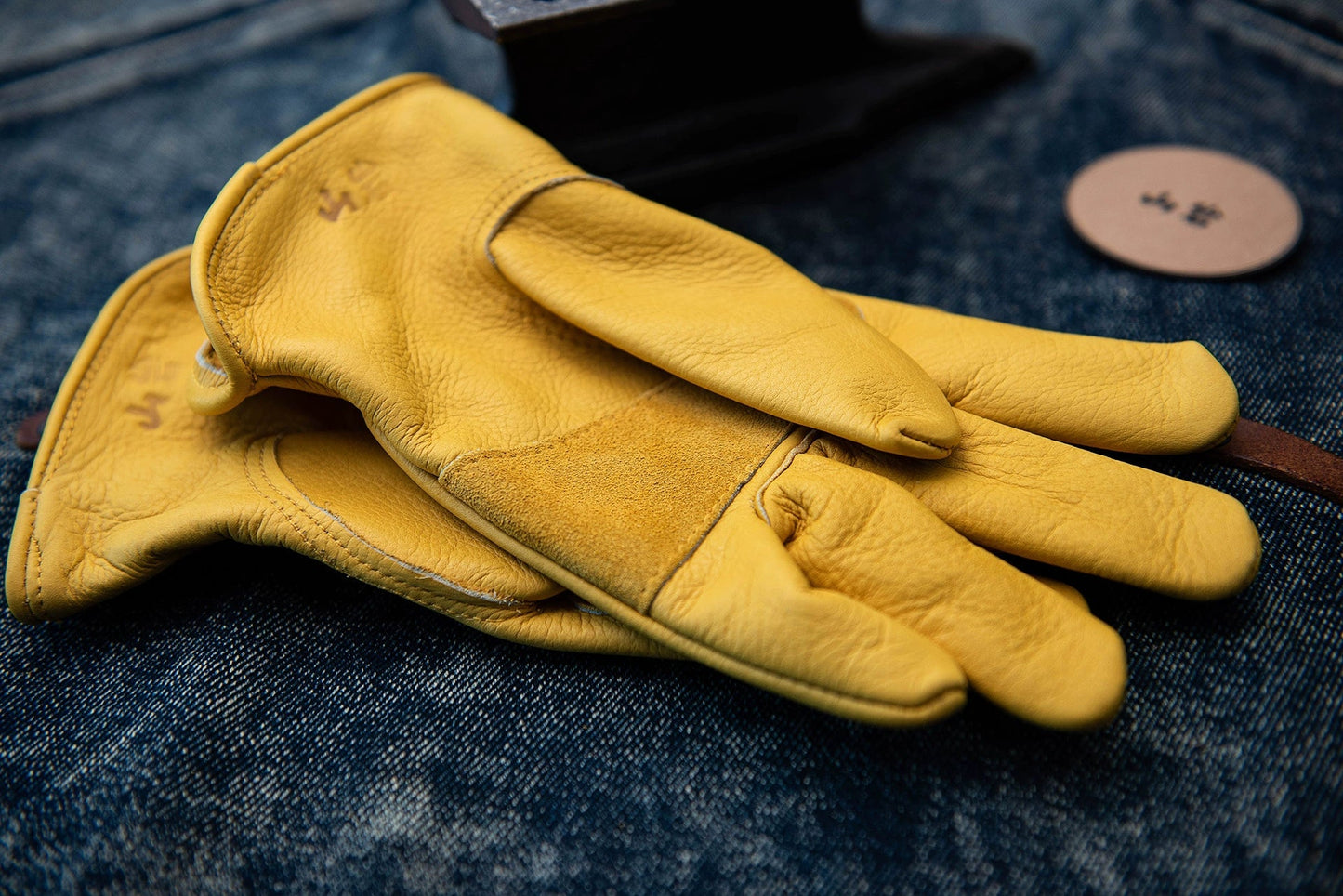Mountain Rock Cowhide Working Gloves Retro Riding Gloves - Savile Speed Co.