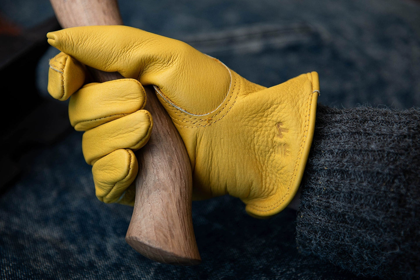 Mountain Rock Cowhide Working Gloves Retro Riding Gloves - Savile Speed Co.
