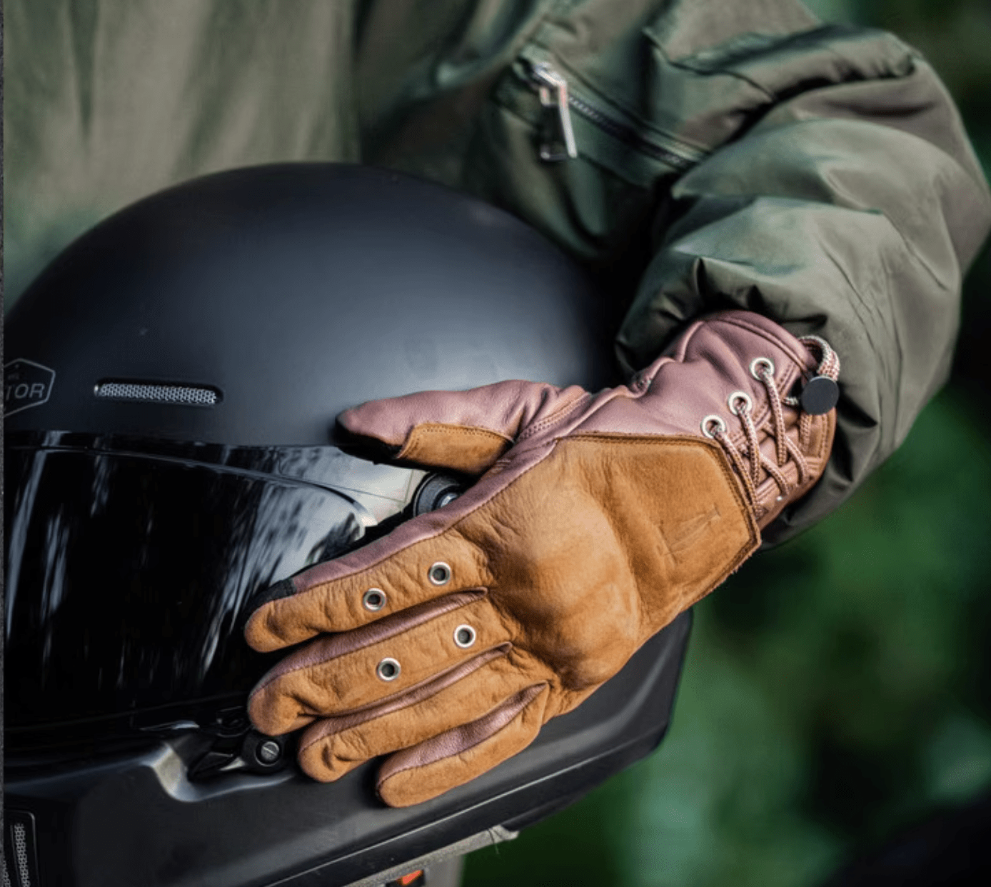 MR MOTOR All - Season Lambskin Retro Motorcycle Gloves - Savile Speed Co.