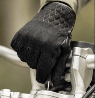 MR MOTOR Denim Retro Motorcycle Riding Gloves - Savile Speed Co.