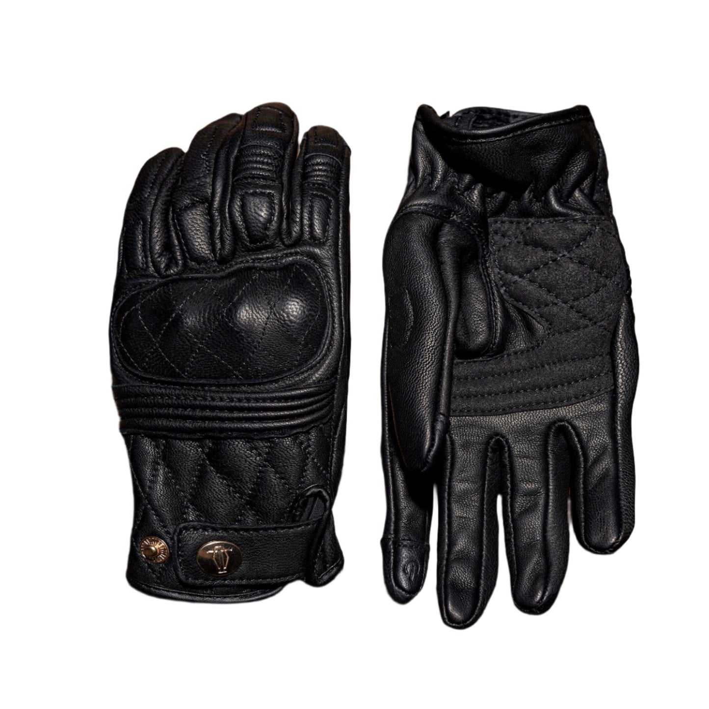 MR MOTOR Diamond Retro Motorcycle Riding Gloves - Savile Speed Co.