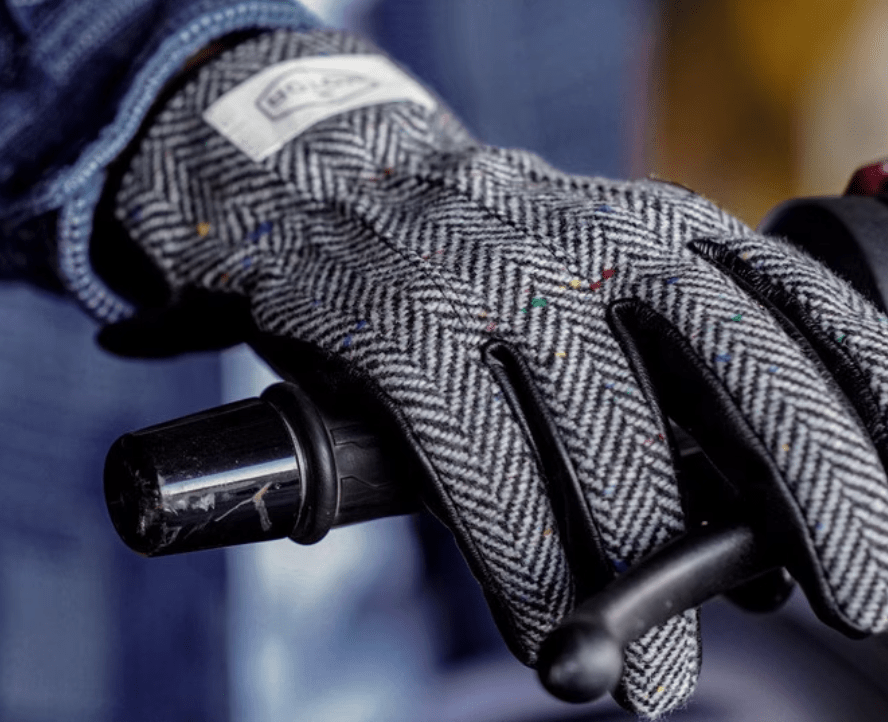 MR MOTOR Tweed Retro Motorcycle Riding Gloves - Savile Speed Co.