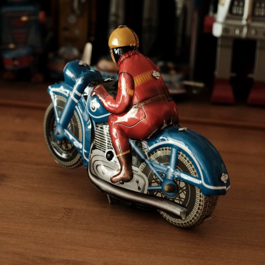 Pass Happiness Handmade Cafe Racer Wind - up Toy - Savile Speed Co.