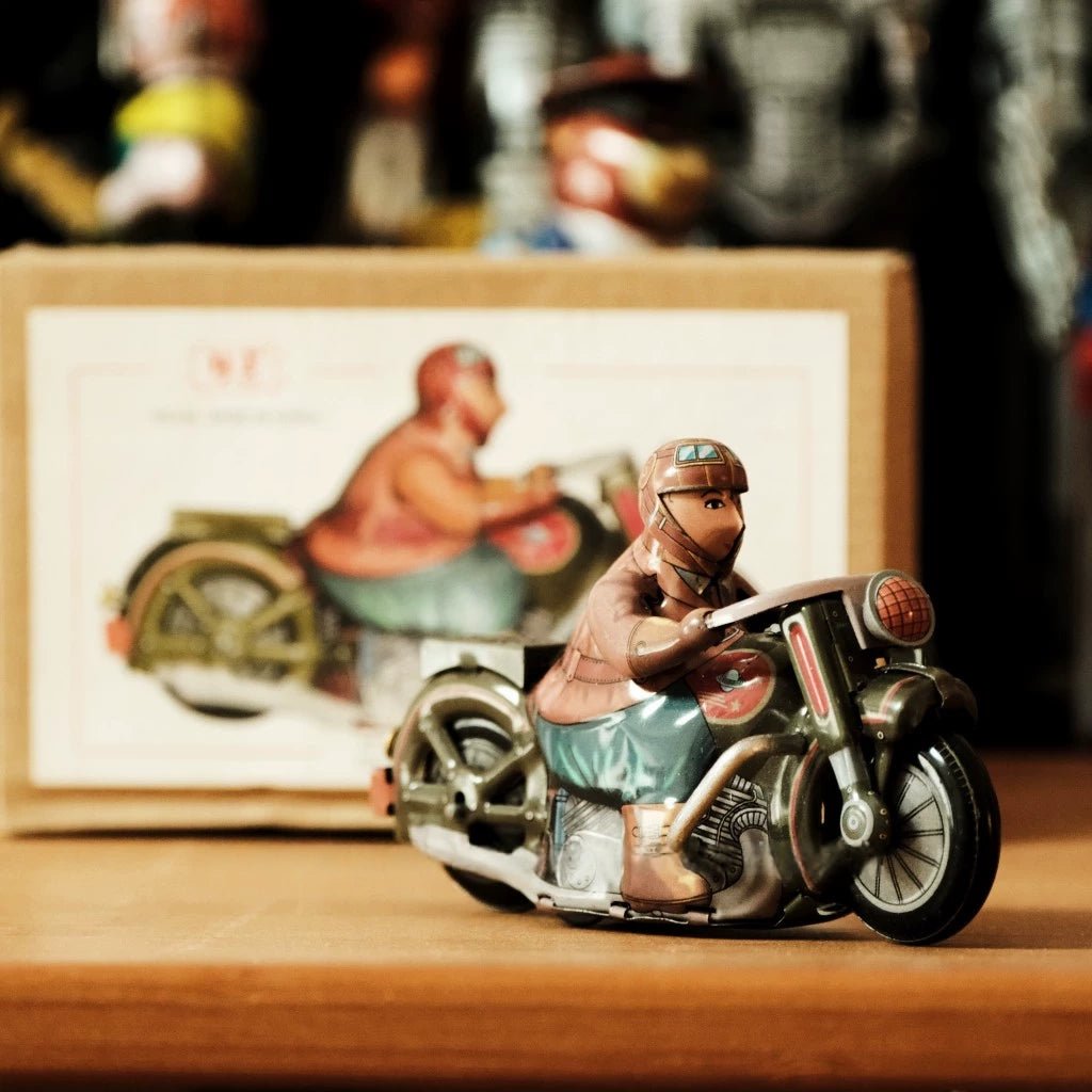 Pass Happiness Handmade Vintage Motorcycle Toy - Savile Speed Co.