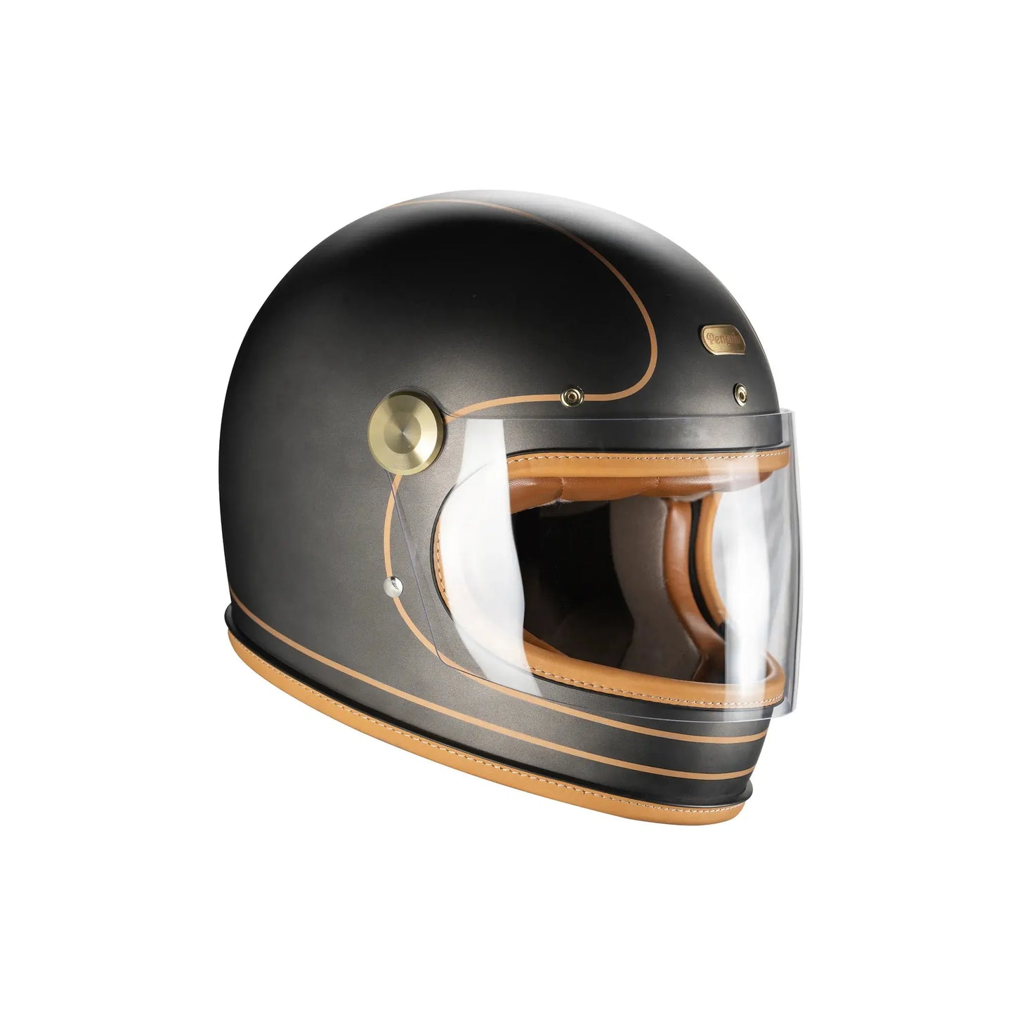 Penguin Headmaster Cafe Racer Retro Motorcycle Helmet DOT Certified - Savile Speed Co. - Retro Motorcycle Helmet, cafe racer