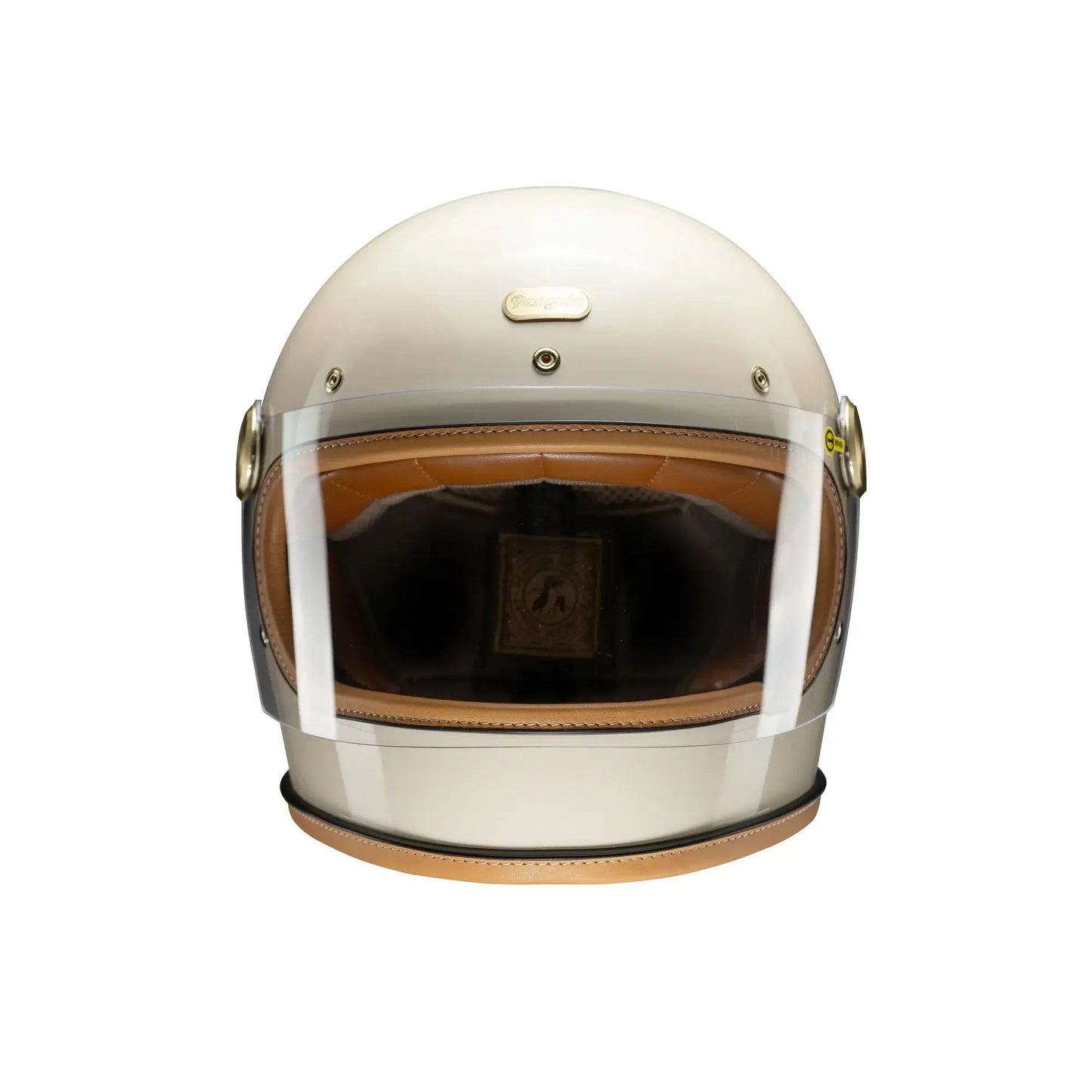 Penguin Headmaster Cafe Racer Retro Motorcycle Helmet DOT Certified - Savile Speed Co. - Retro Motorcycle Helmet, cafe racer