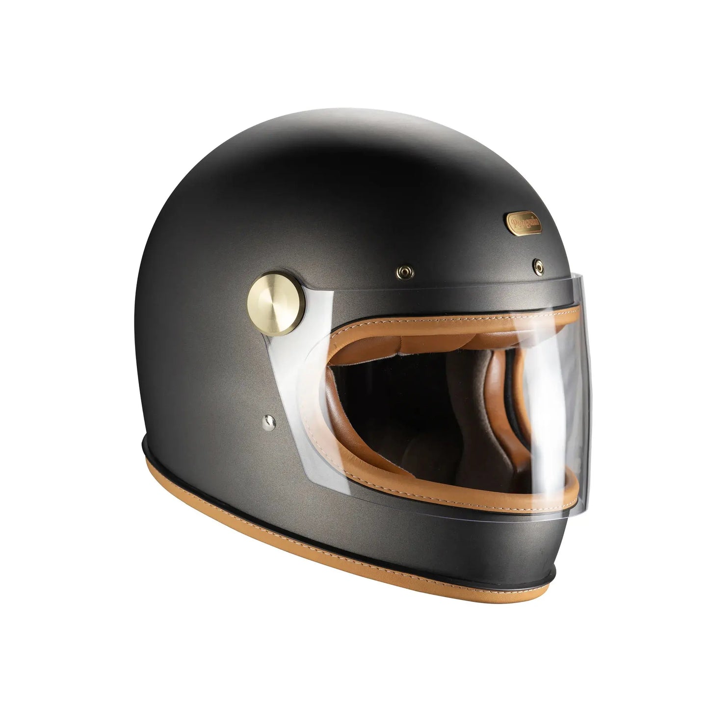 Penguin Headmaster Cafe Racer Retro Motorcycle Helmet DOT Certified - Savile Speed Co. - Retro Motorcycle Helmet, cafe racer